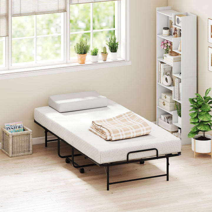 Giantex Twin Folding Bed Frame with Mattress