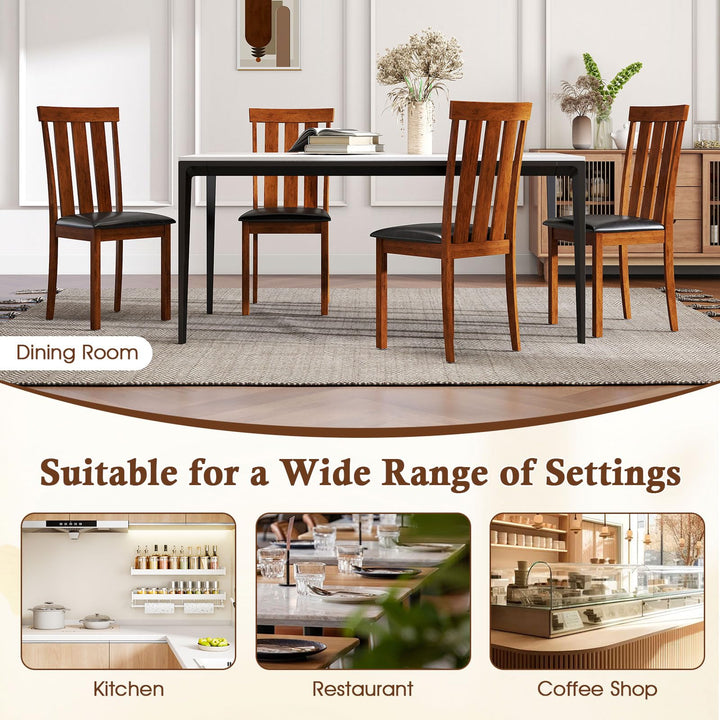 Giantex Wooden Dining Chairs Set