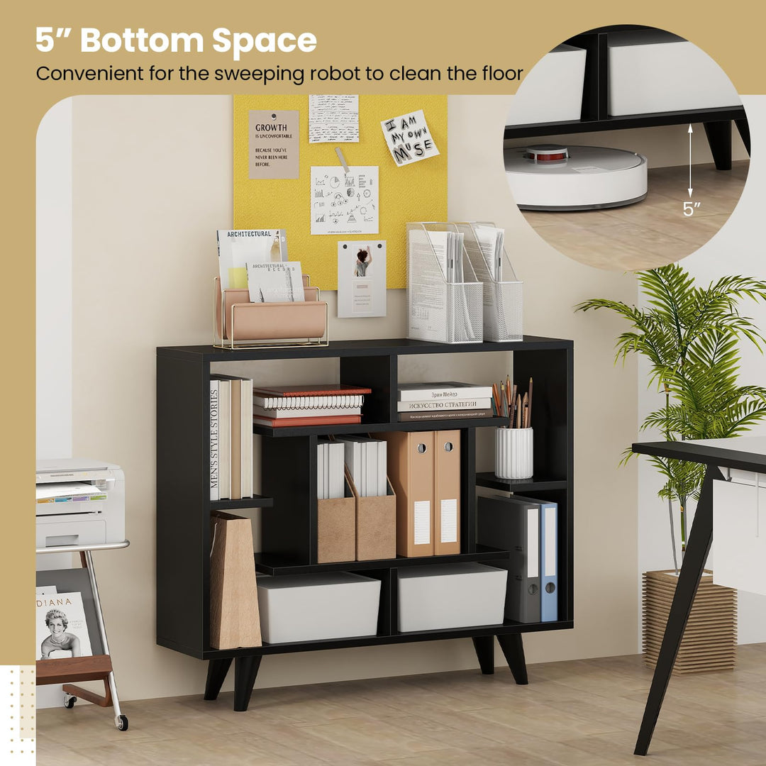 Giantex 3 Tier Geometric Bookshelf