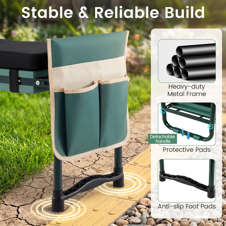 Giantex Garden Kneeler and Seat for Seniors Women Men