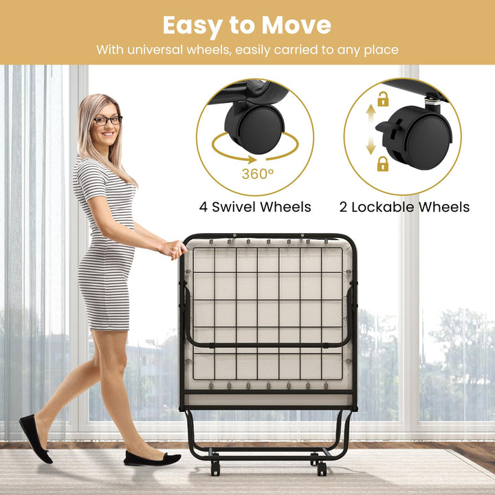 Giantex Folding Bed with Mattress for Adults