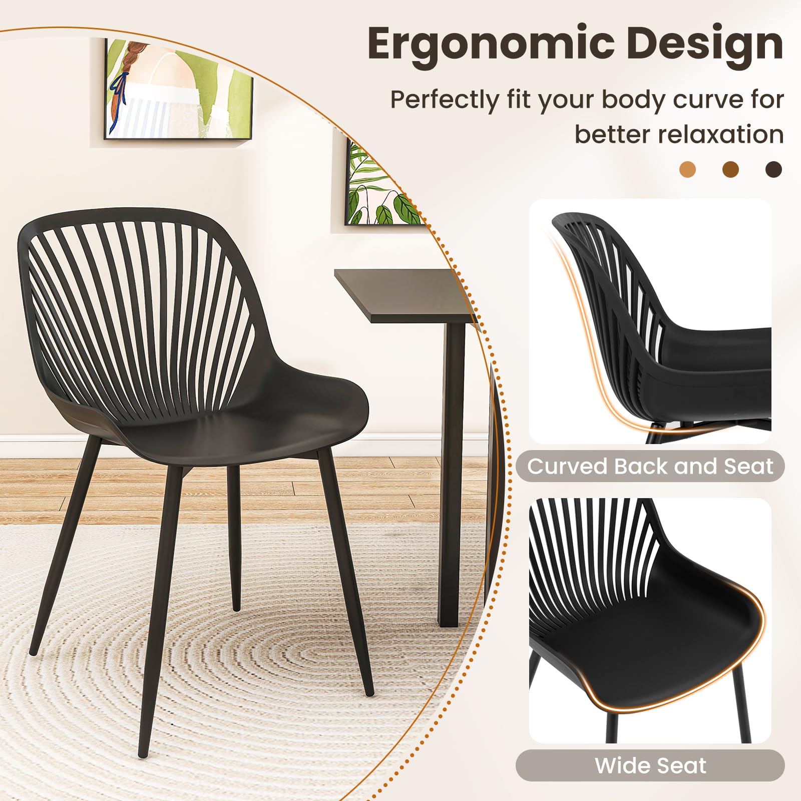Giantex Dining Chairs - Thumbnail 3