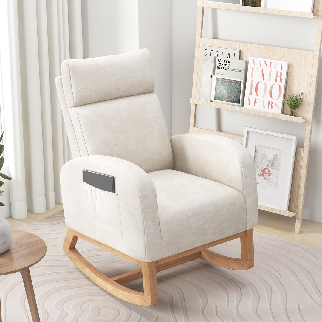 Giantex Rocking Chair Nursery for Living Room