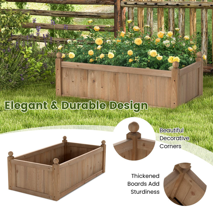 Giantex Wood Raised Garden Bed
