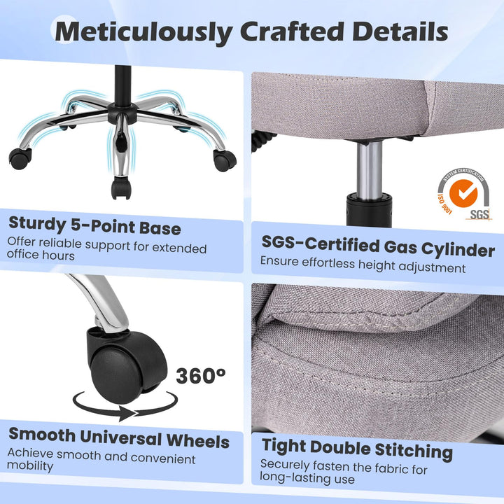 Giantex Office Executive Chair | Ergonomic Big High Back Computer Chair with Linkage Armrests