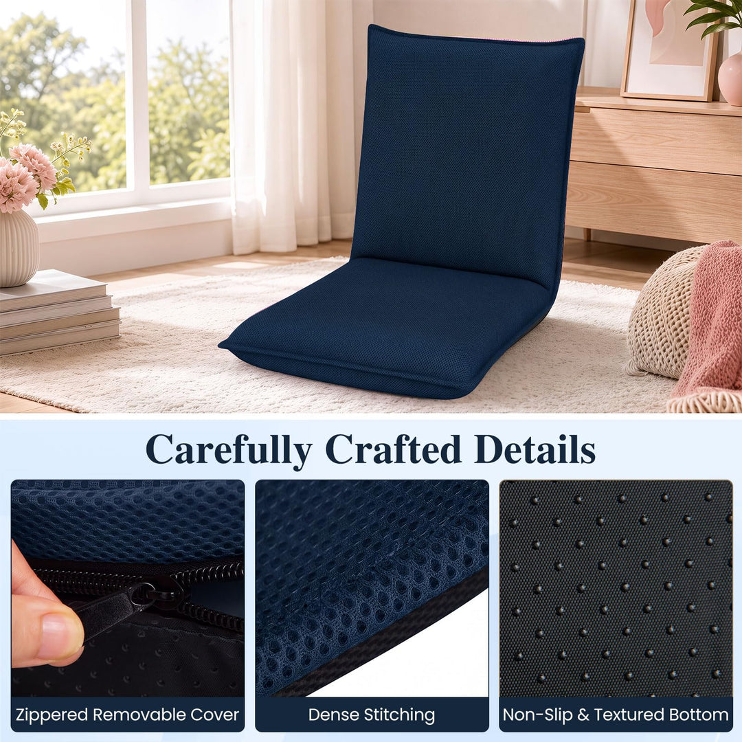Giantex Adjustable 6 Positions Folding Lazy Man Sofa Chair Floor Chair (1/2)