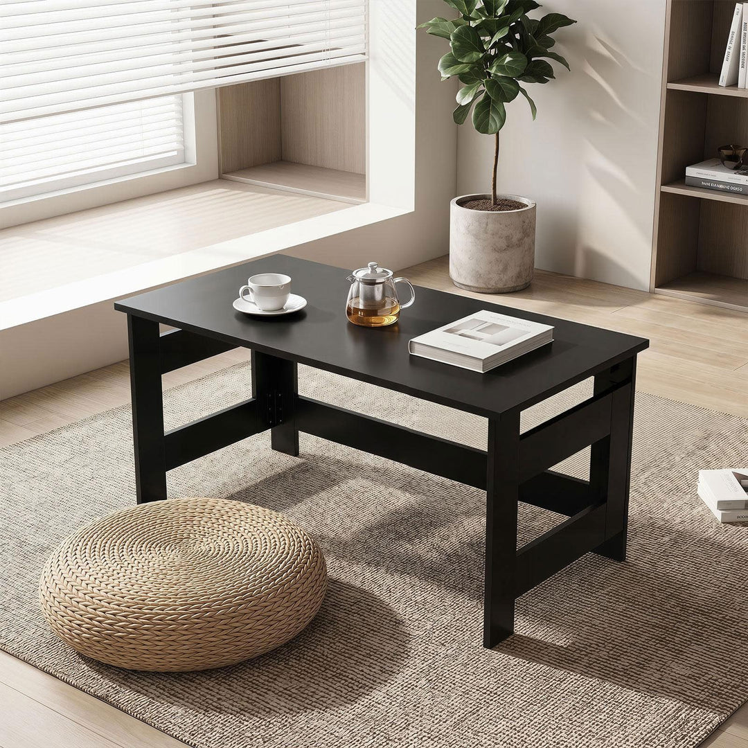 Giantex 31.5" Small Folding Coffee Table with Foldable Legs