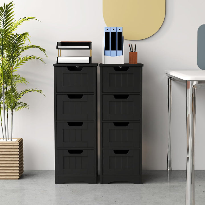 Giantex Bathroom Storage Cabinet w/ 4 Drawers