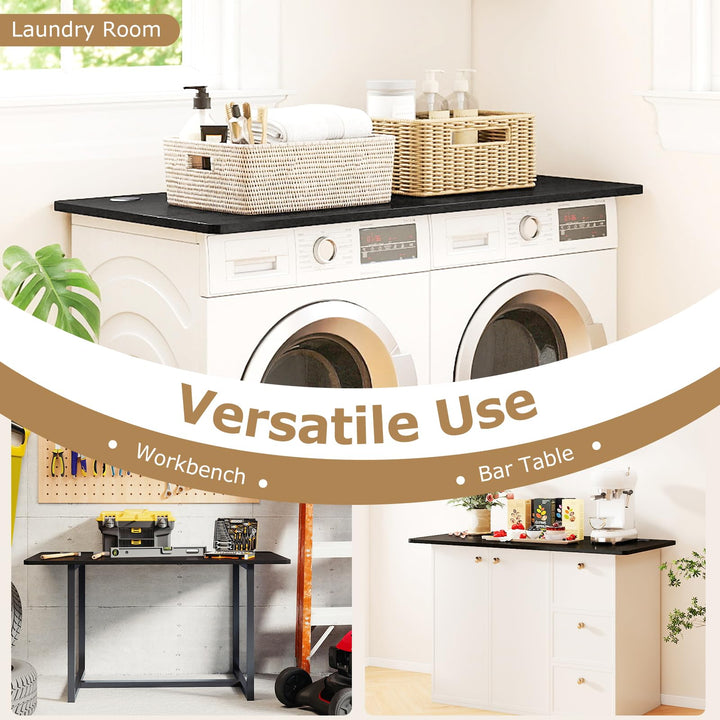 Giantex 48 x 24 inch Solid Universal Wood Table Top Rectangular Countertop Tabletop