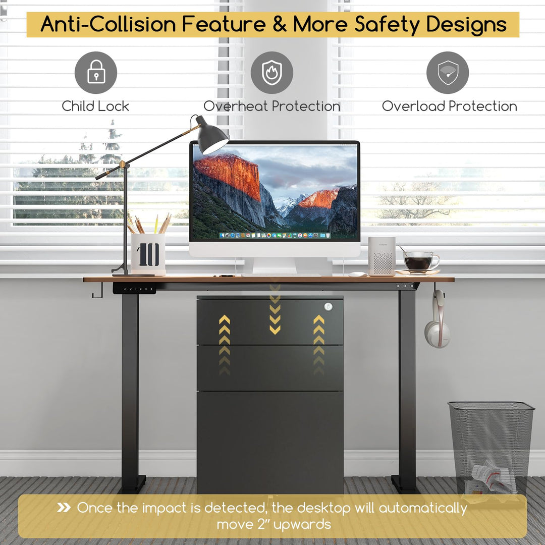 Giantex Electric Standing Desk, Height Adjustable Stand up Desk