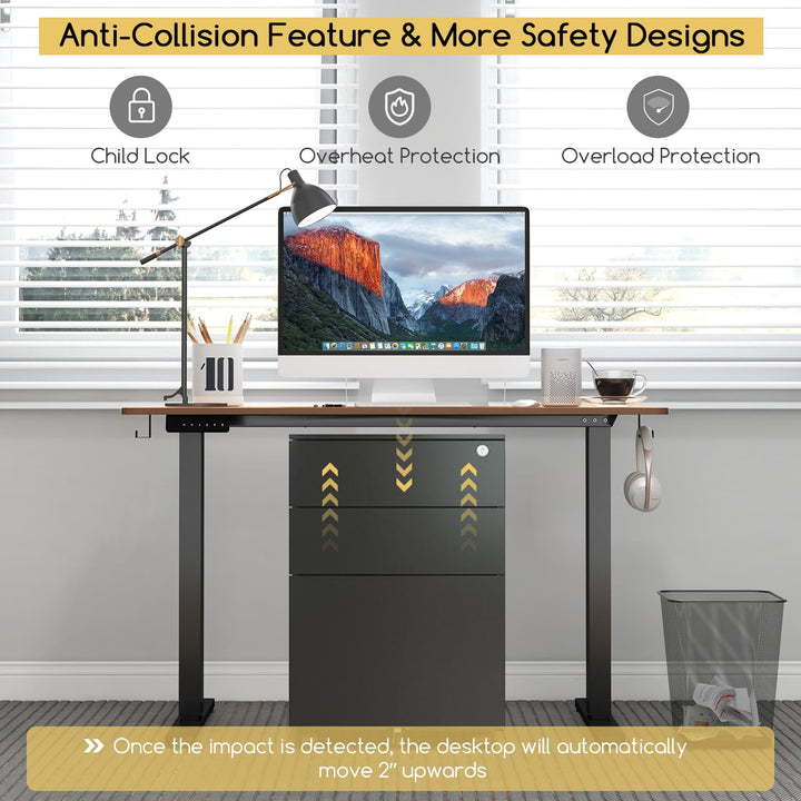 Giantex Electric Standing Desk, Height Adjustable Stand up Desk