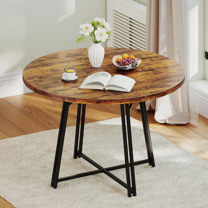 Giantex 47-inches Round Dining Table for 4-6 People