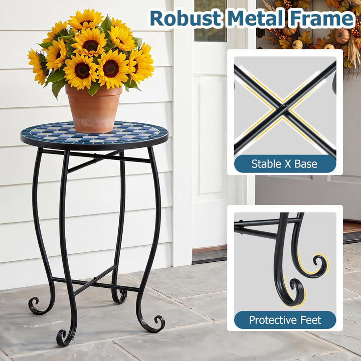 Giantex 14" Outdoor Side Table