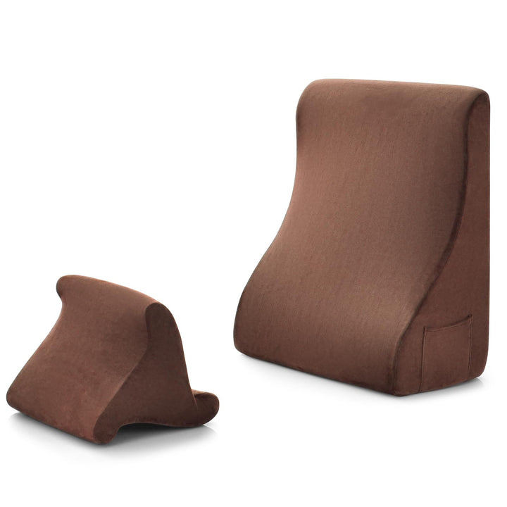 Giantex Bed Wedge Pillow for Sleeping, 7.5 Inch Triangle Pillow Wedge for Neck Back Leg Support