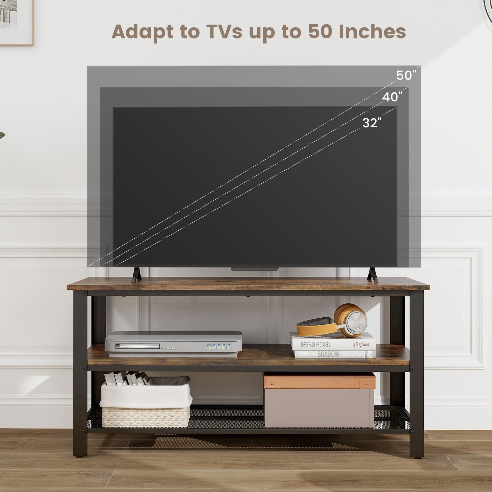 Giantex TV Stand for Bedroom and Living Room - 3-Tier
