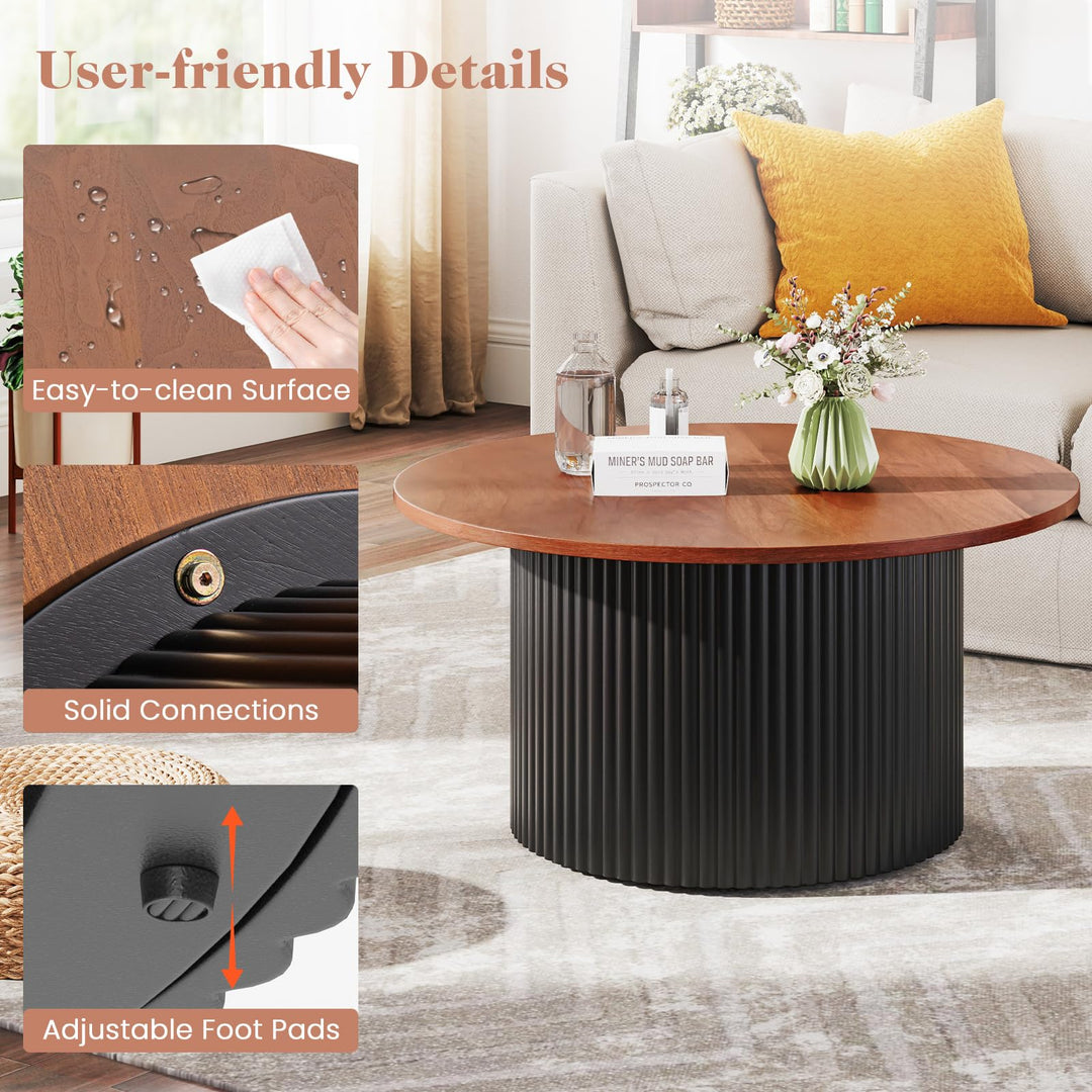 Giantex Round Coffee Table