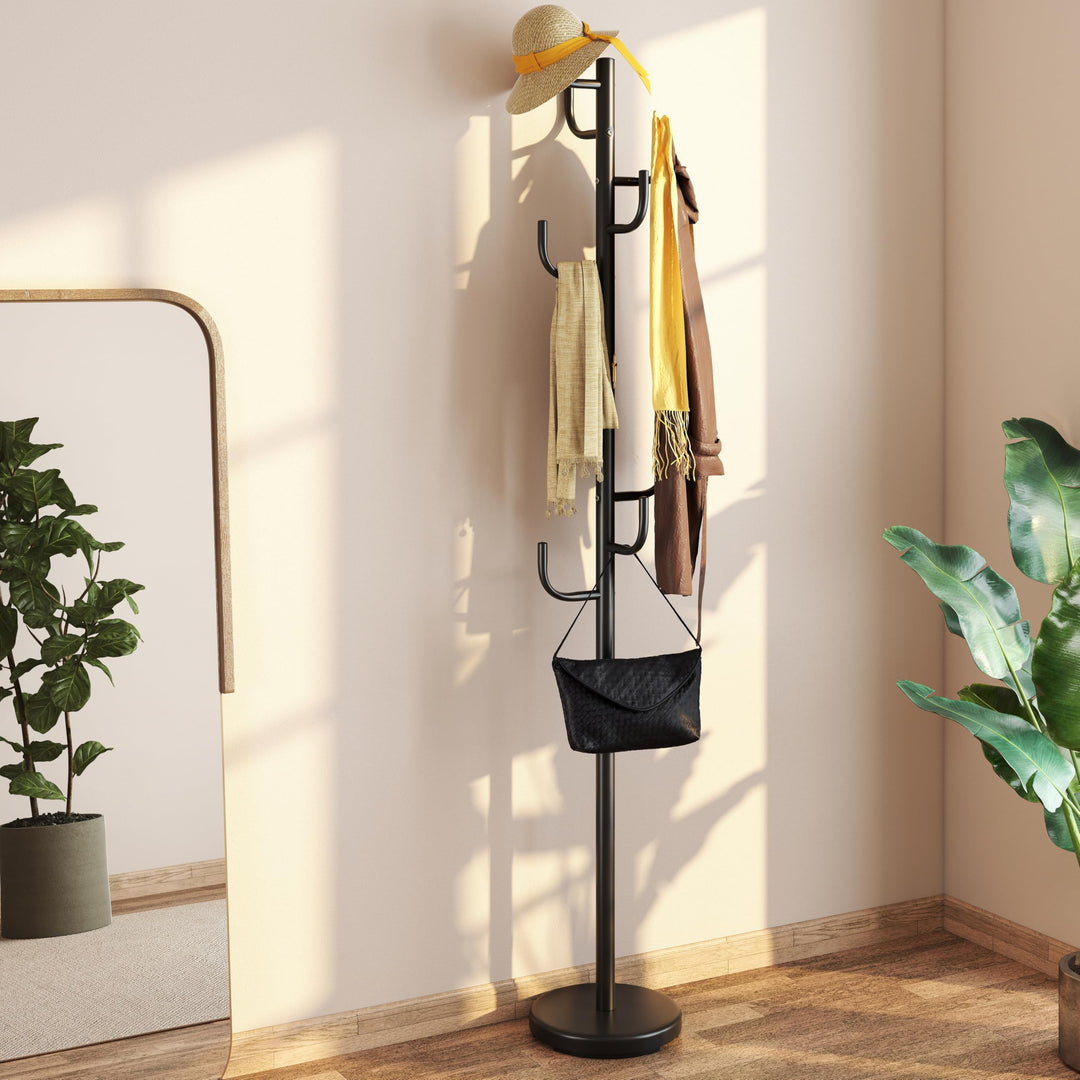 Giantex 69" Metal Coat Rack 8-Hook Cactus Clothes Stand