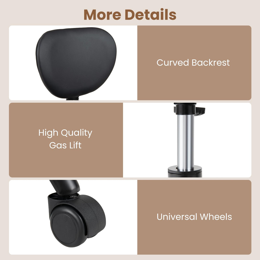 Giantex Ergonomic Criss Cross Meditation Office Chair with Wheels