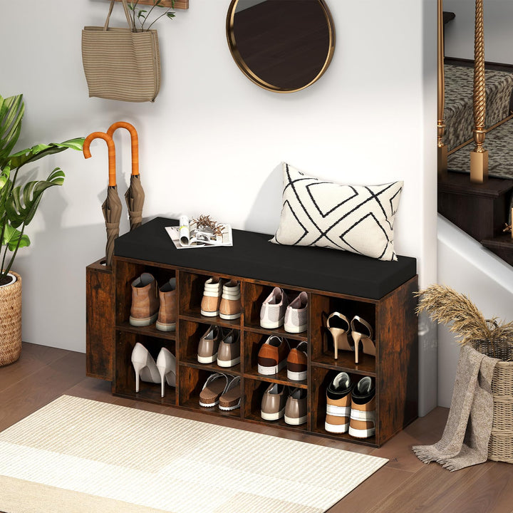 Giantex Shoe Storage Bench with Umbrella Stand