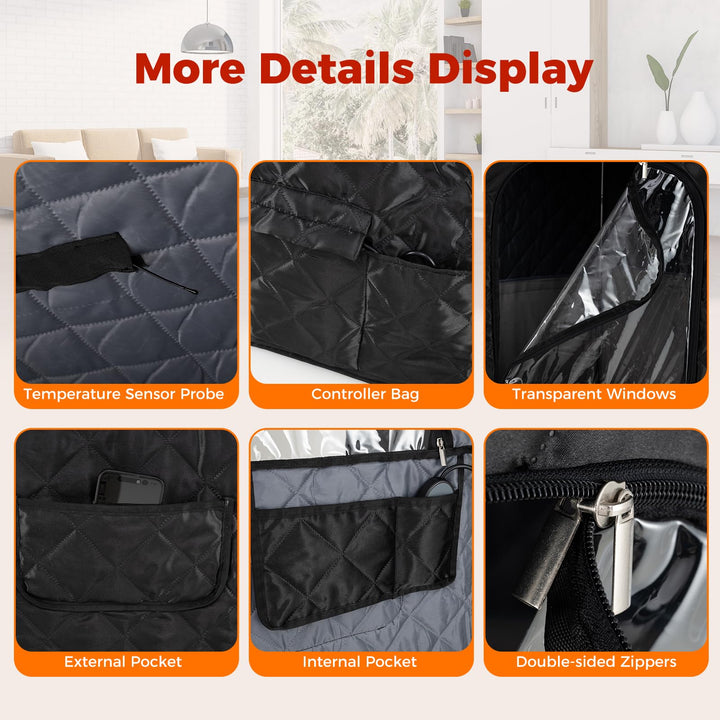 Giantex Portable Far Infrared Sauna for Home Relaxation