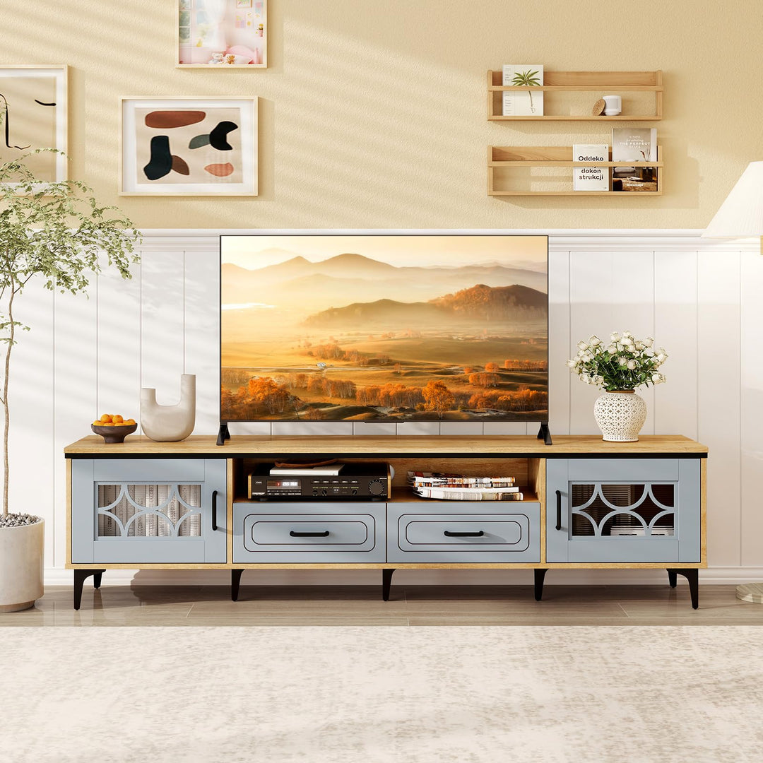 Giantex Wood TV Stand for TVs up to 80"