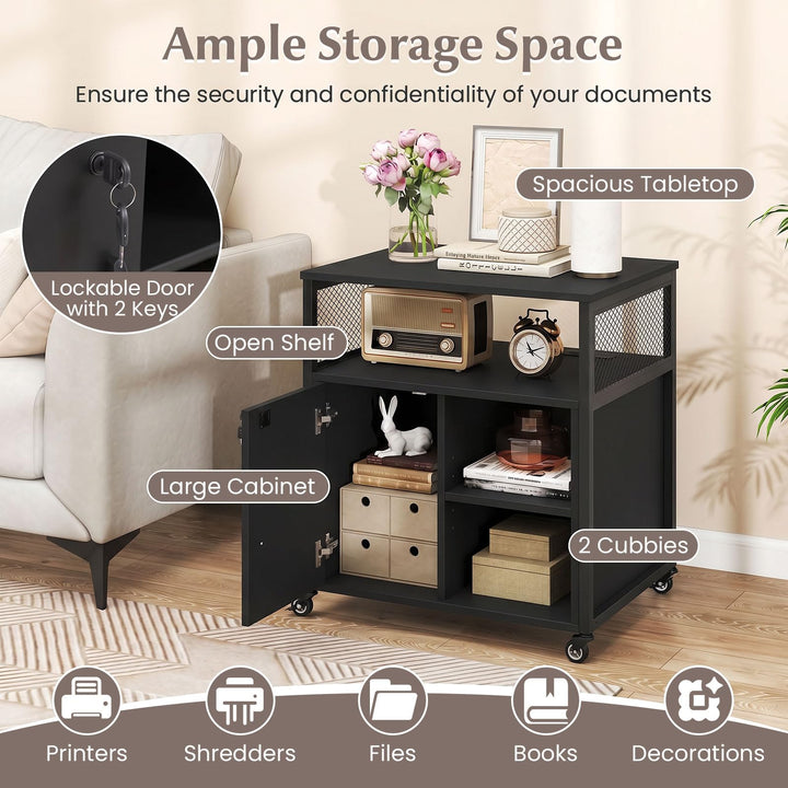 Giantex File Cabinet | Lateral Filing Cabinet with Lock