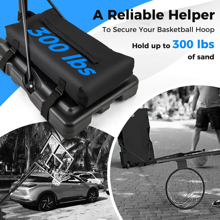 Giantex Basketball Hoop Sandbag, Heavy Duty Weighted Base Anchor for Portable Basketball Hoops