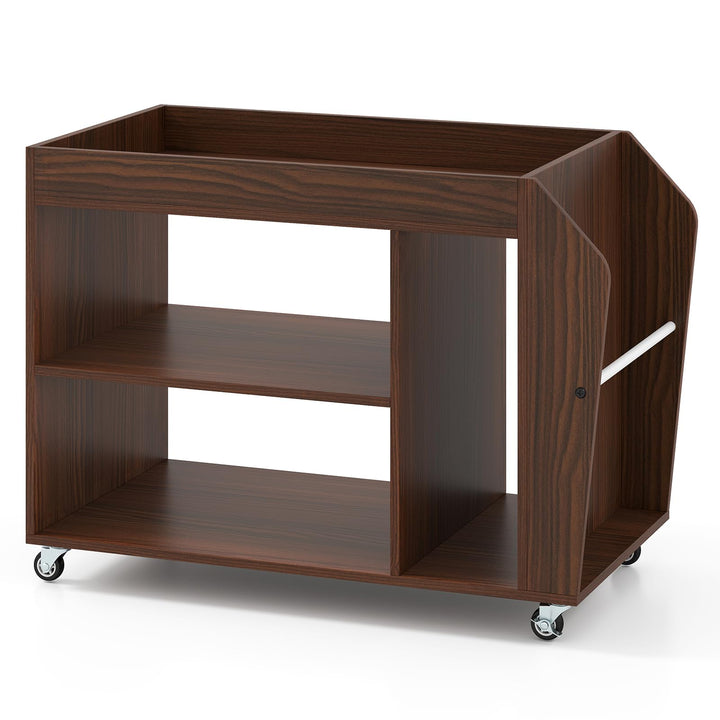 Giantex Rolling End Table with Storage