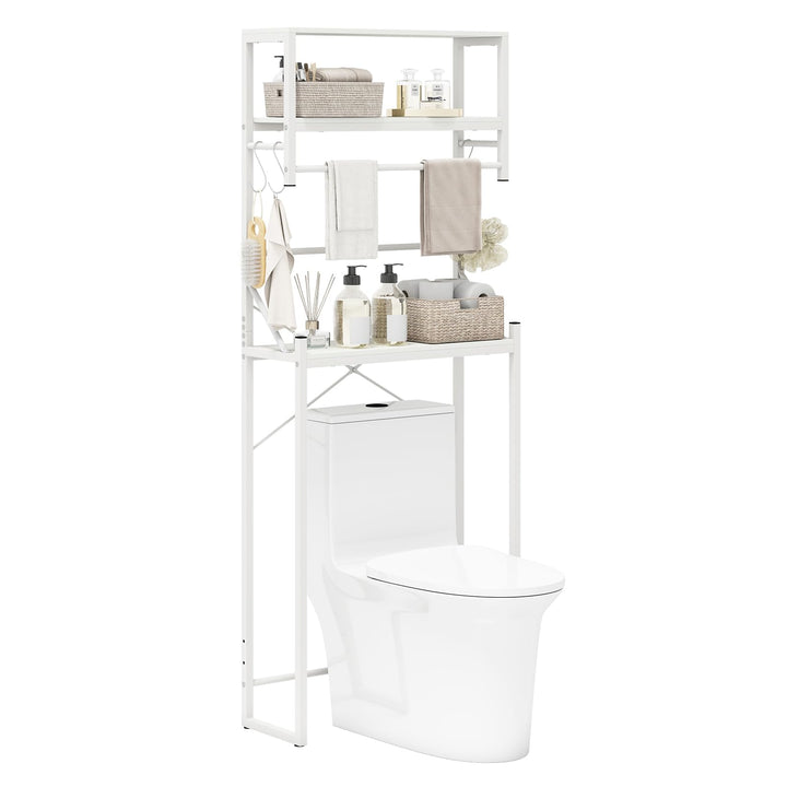 Giantex 3-Tier Over The Toilet Storage 64" Tall Freestanding Space Saver Bathroom Shelves