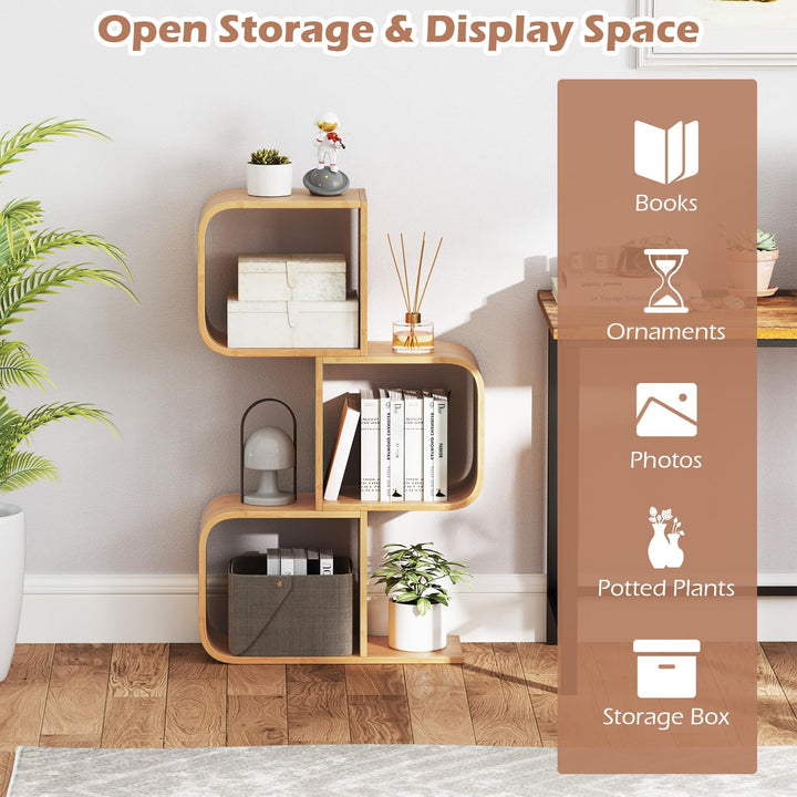 Giantex S Shaped Bookcase