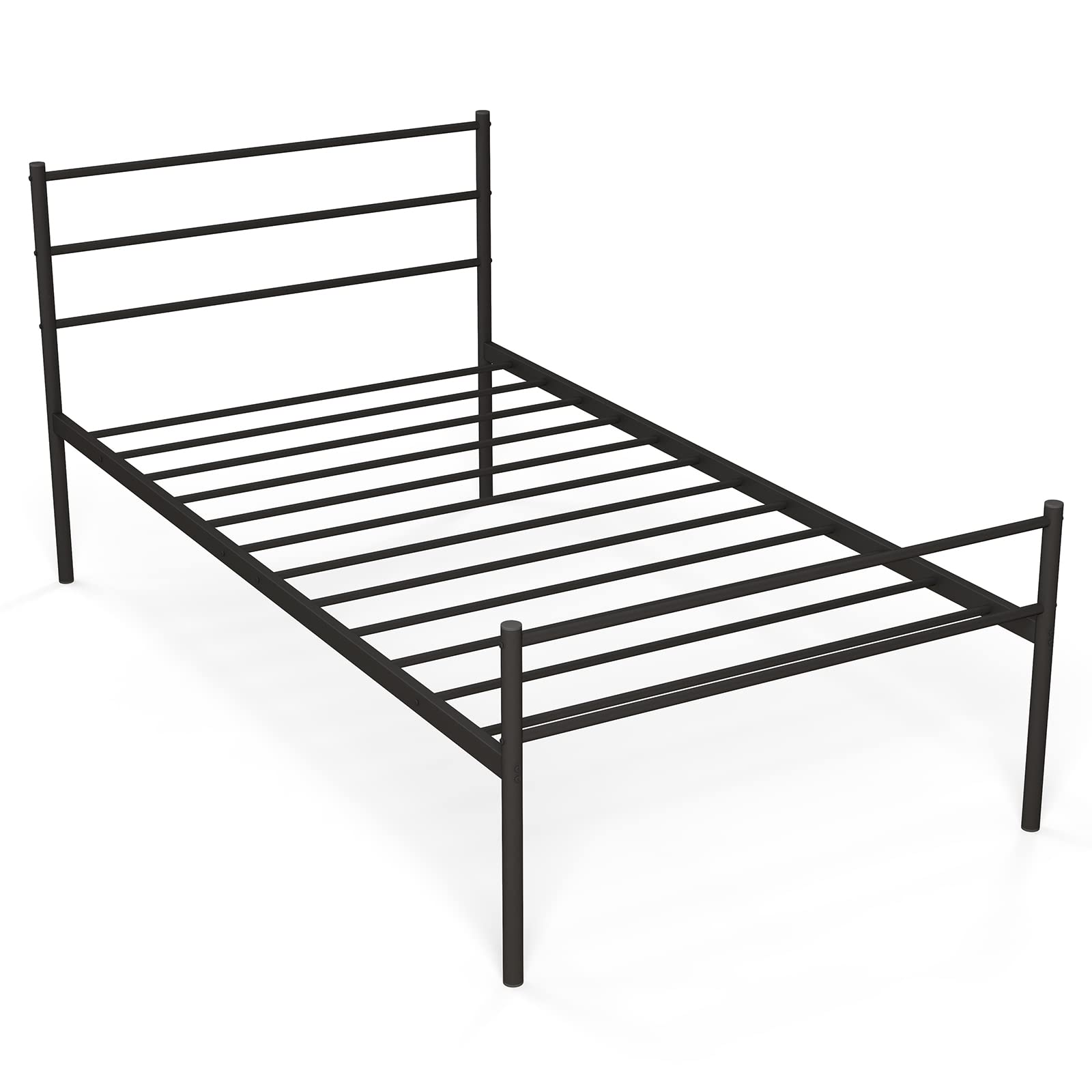 Giantex Twin Size Metal Bed Frame with Headboard & Footboard, 13.5 Inch Platform Bed Frame
