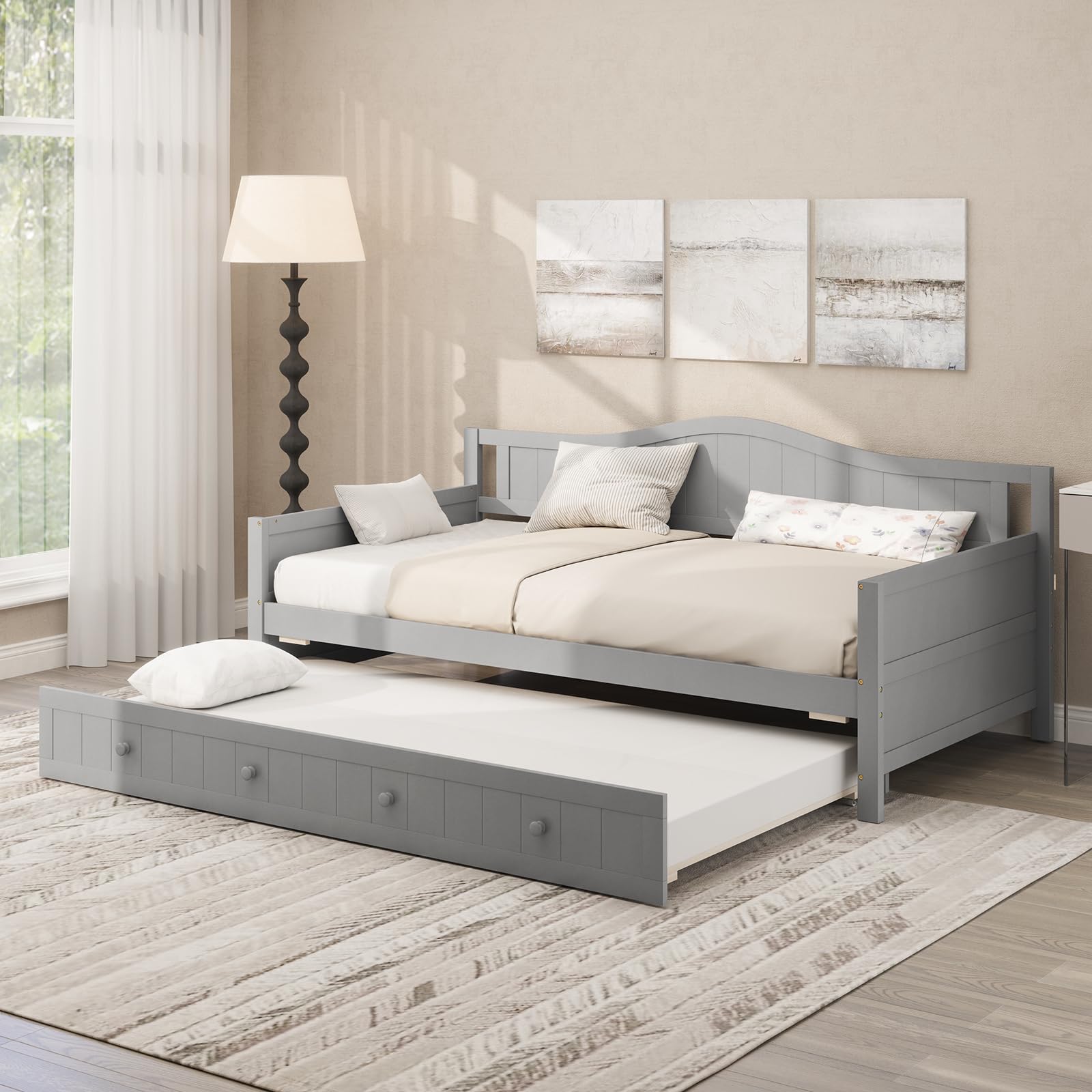 Giantex Twin Daybed with Trundle