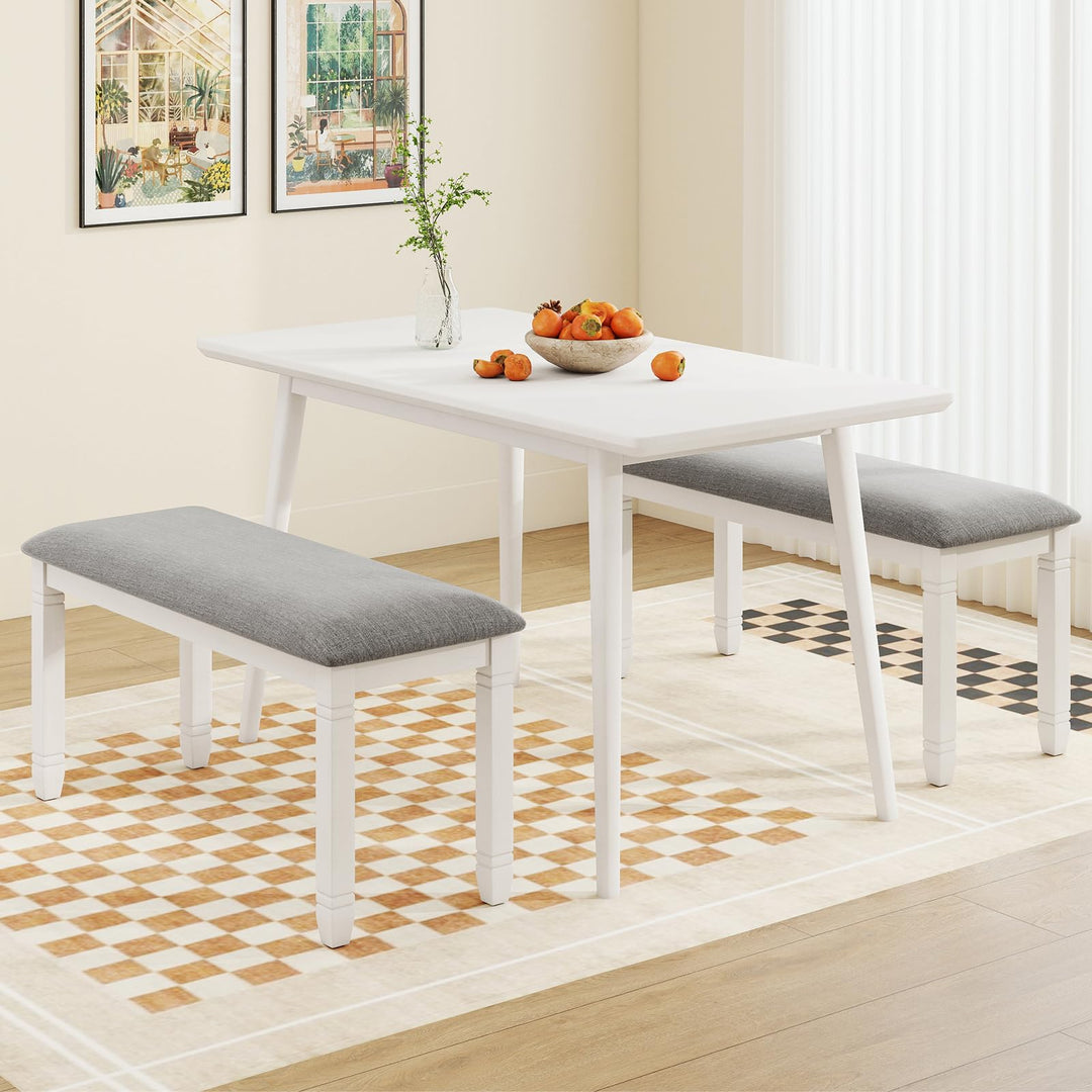 Giantex Upholstered Dining Bench with Padded Seat