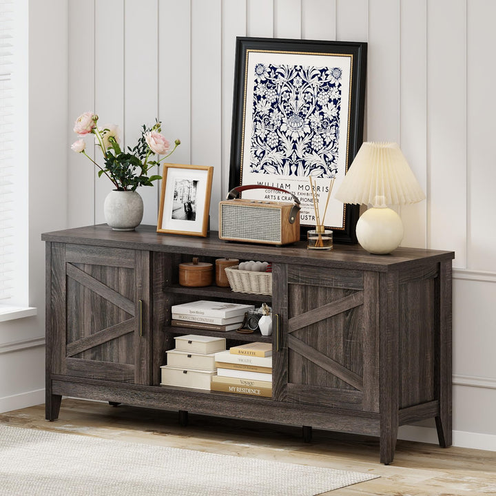 Giantex Farmhouse TV Stand for TVs up to 65"