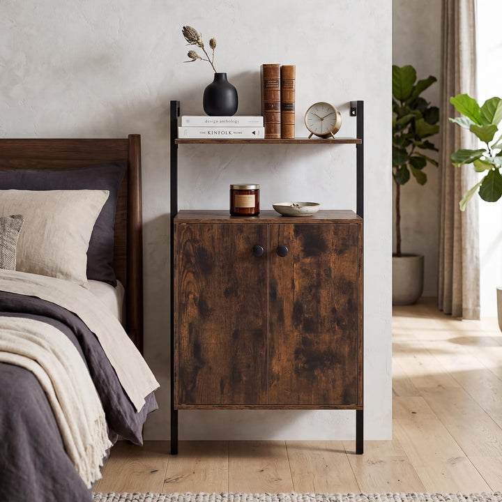 Giantex 38" Tall Bookshelf with Storage Cabinet (1/2)