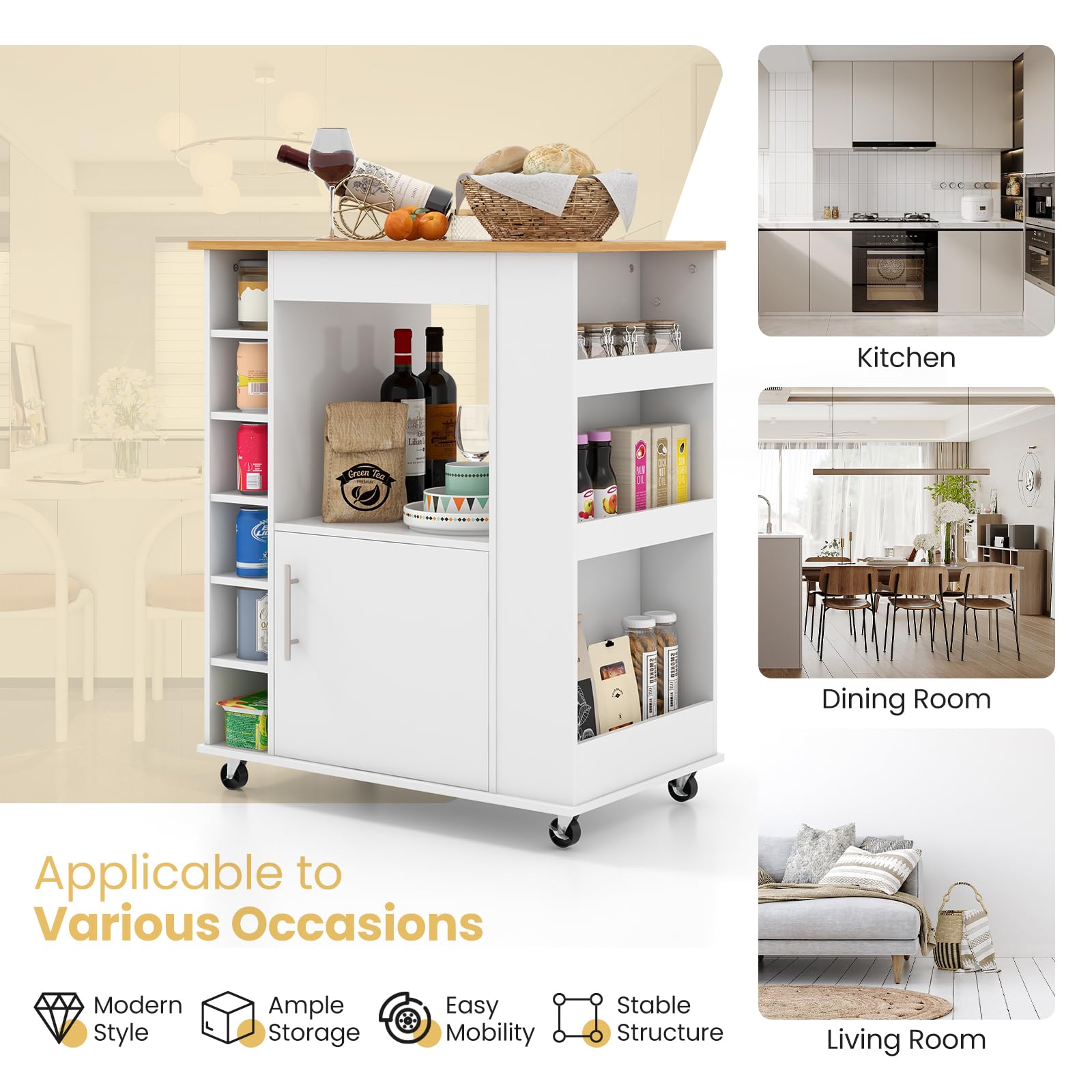 Giantex Kitchen Island