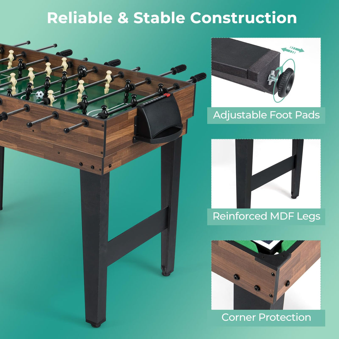10-in-1 Multi Game Table, Combo Game Table Set w/Hockey
