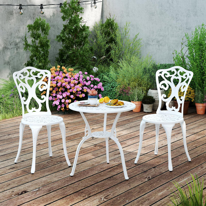 Giantex 3 Piece Bistro Set for Balcony Backyard Garden Poolside