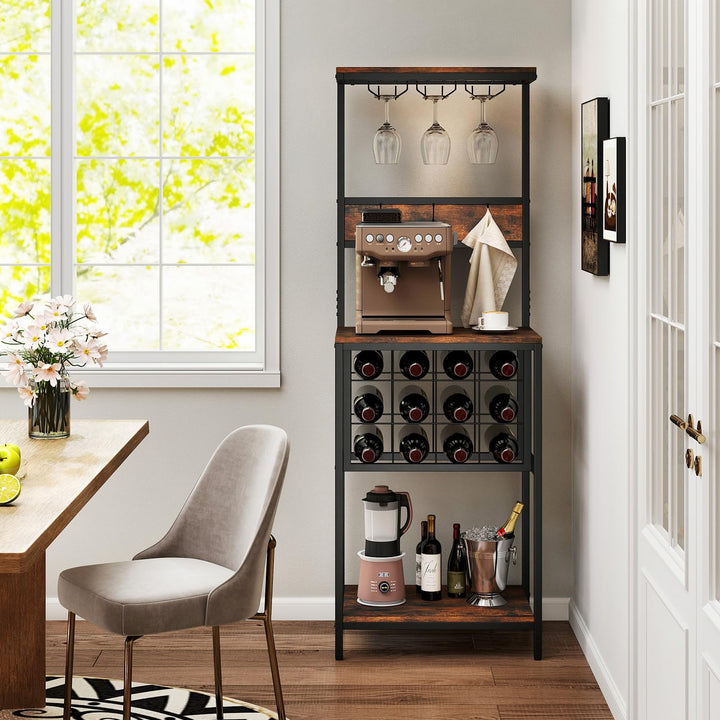Giantex Tall Wine Rack Freestanding Floor