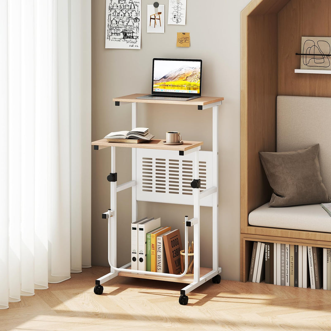 Giantex Small Standing Desk for School Lecture Home Office