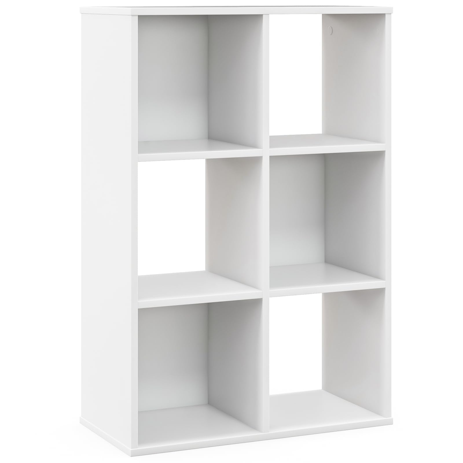 Giantex 6-Cube Bookcase White