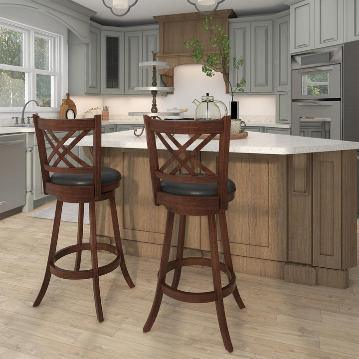360° Swivel Barstools Set of 2 - Giantex