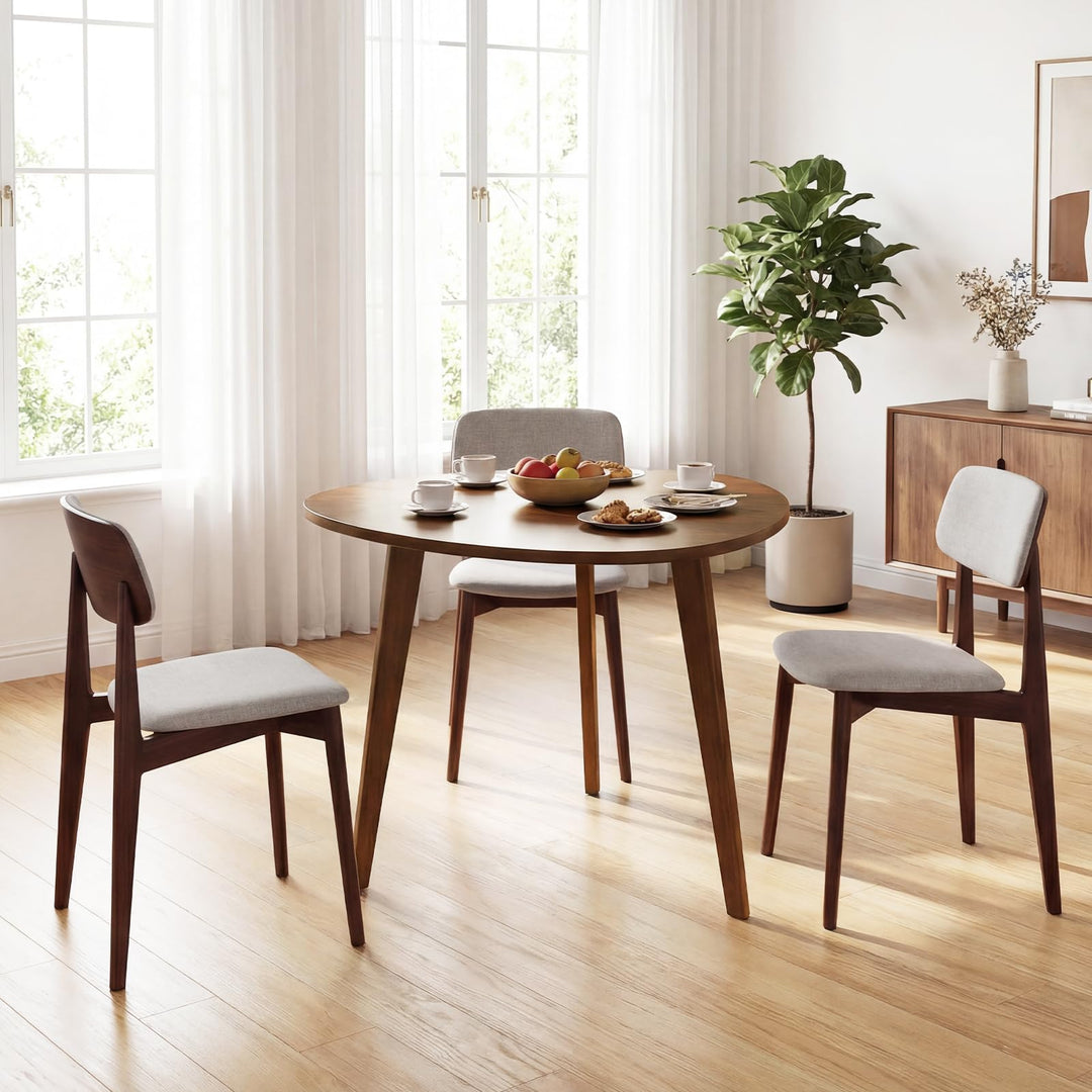 Giantex 35.5-Inches Round Dining Table for 4