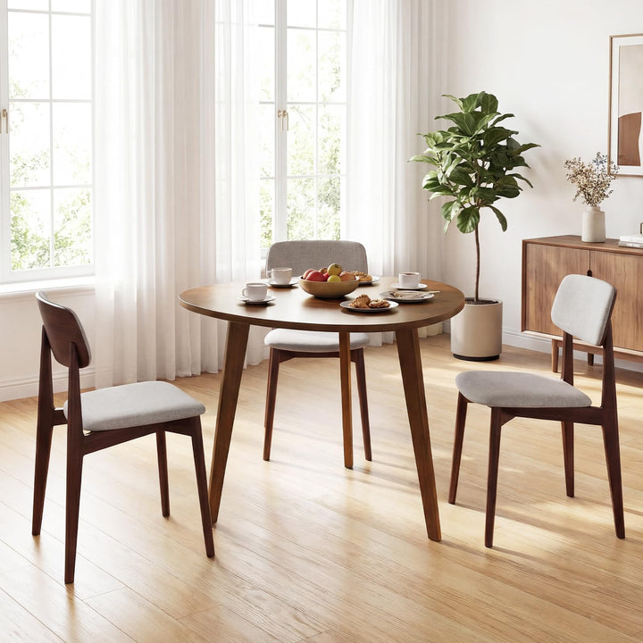 Giantex 35.5-Inches Round Dining Table for 4