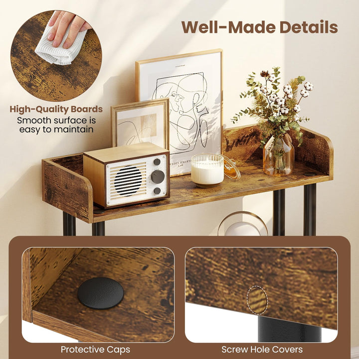 Giantex 3-Tier Bookshelf | 3 Shelf Bookcase for Living Room Bedroom Study