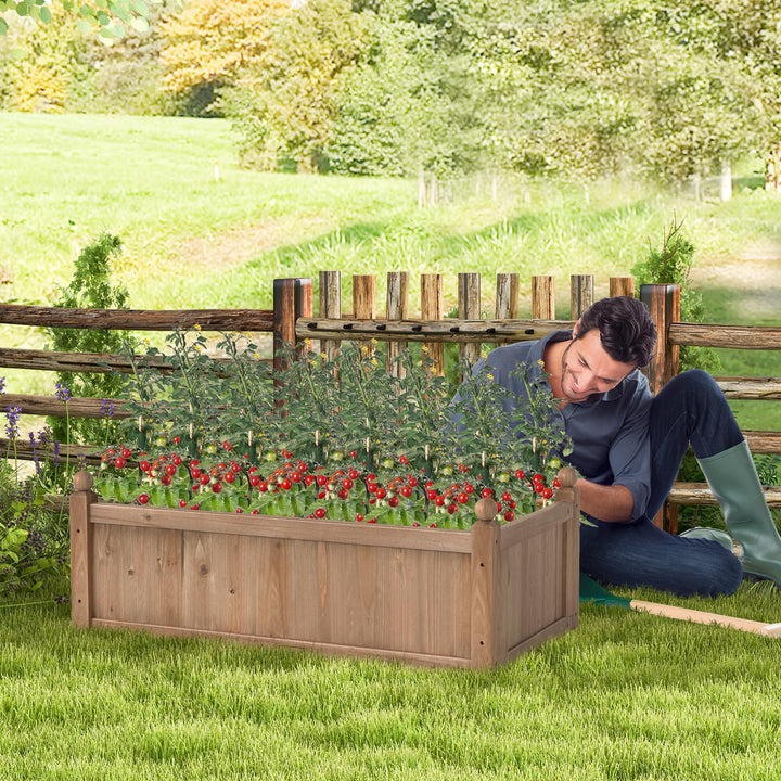 Giantex Wood Raised Garden Bed