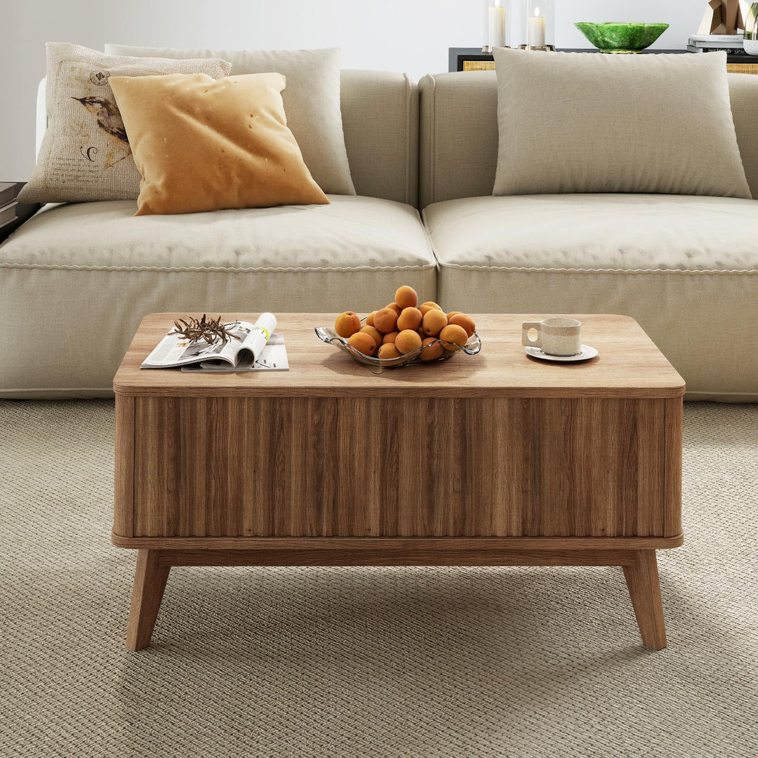 Giantex 35.5" Lift Top Coffee Table with Storage
