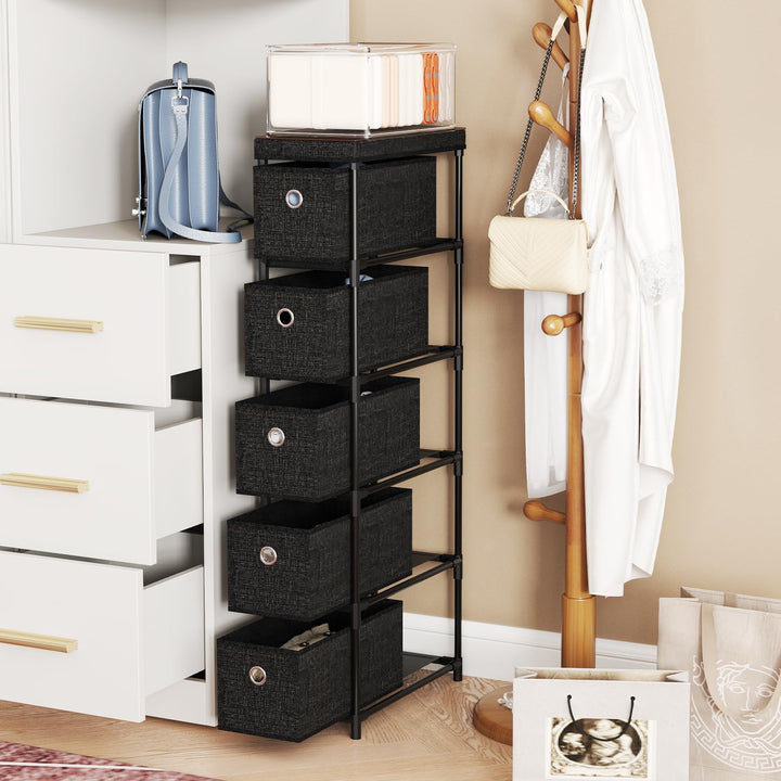 Giantex Dresser with 5 Drawers for Living Room