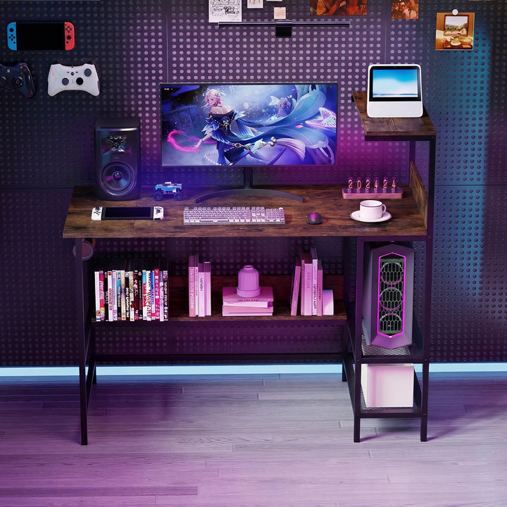 Giantex 48" Computer Desk with Charging Station