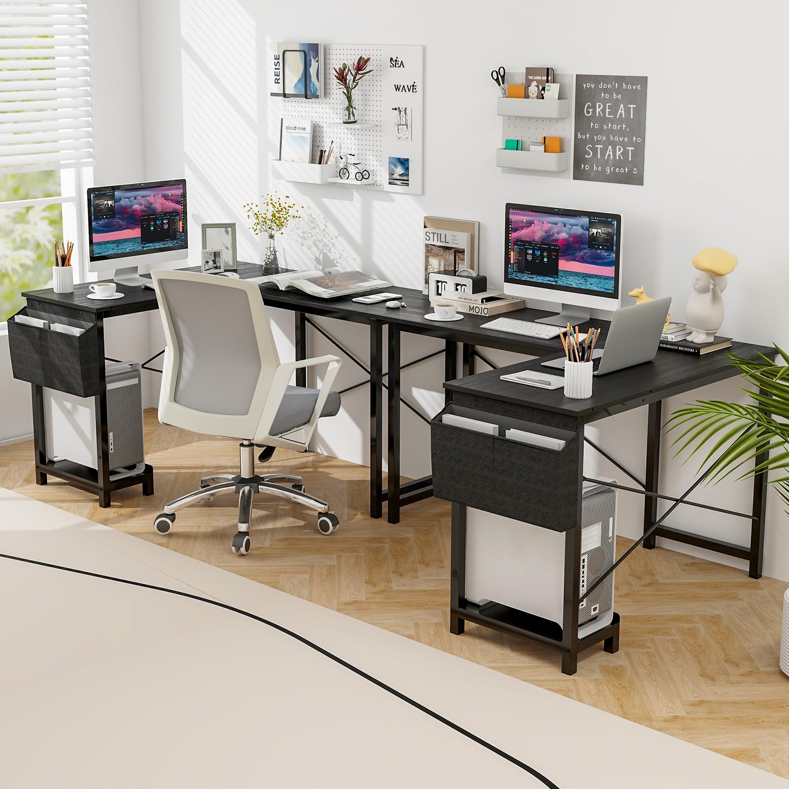 Giantex L-Shaped Computer Desk